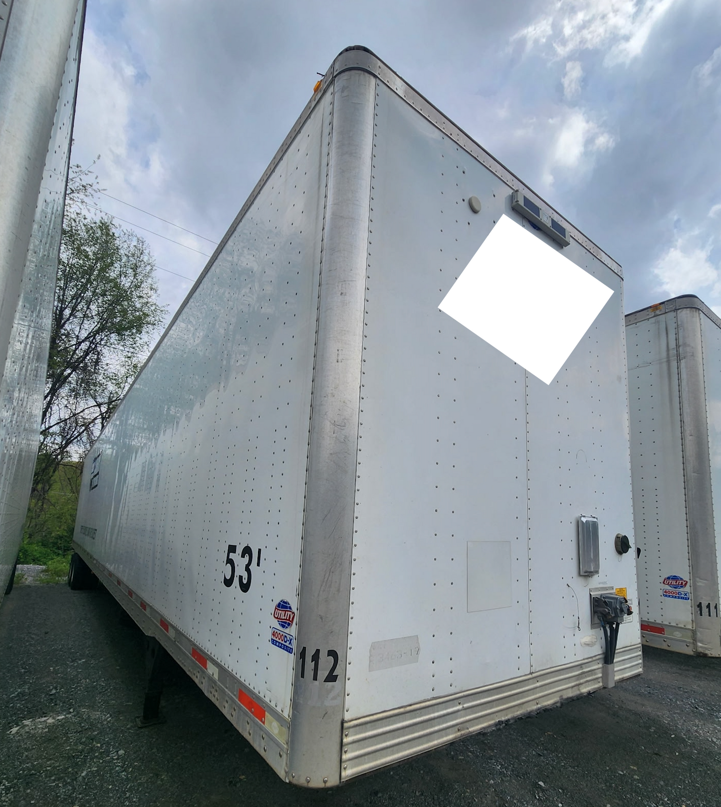 2015 53' Utility Plate vans